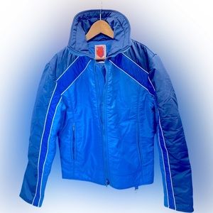 Vintage 70's SKYR Blue Winter Zip Ski Jacket Men's Size Medium